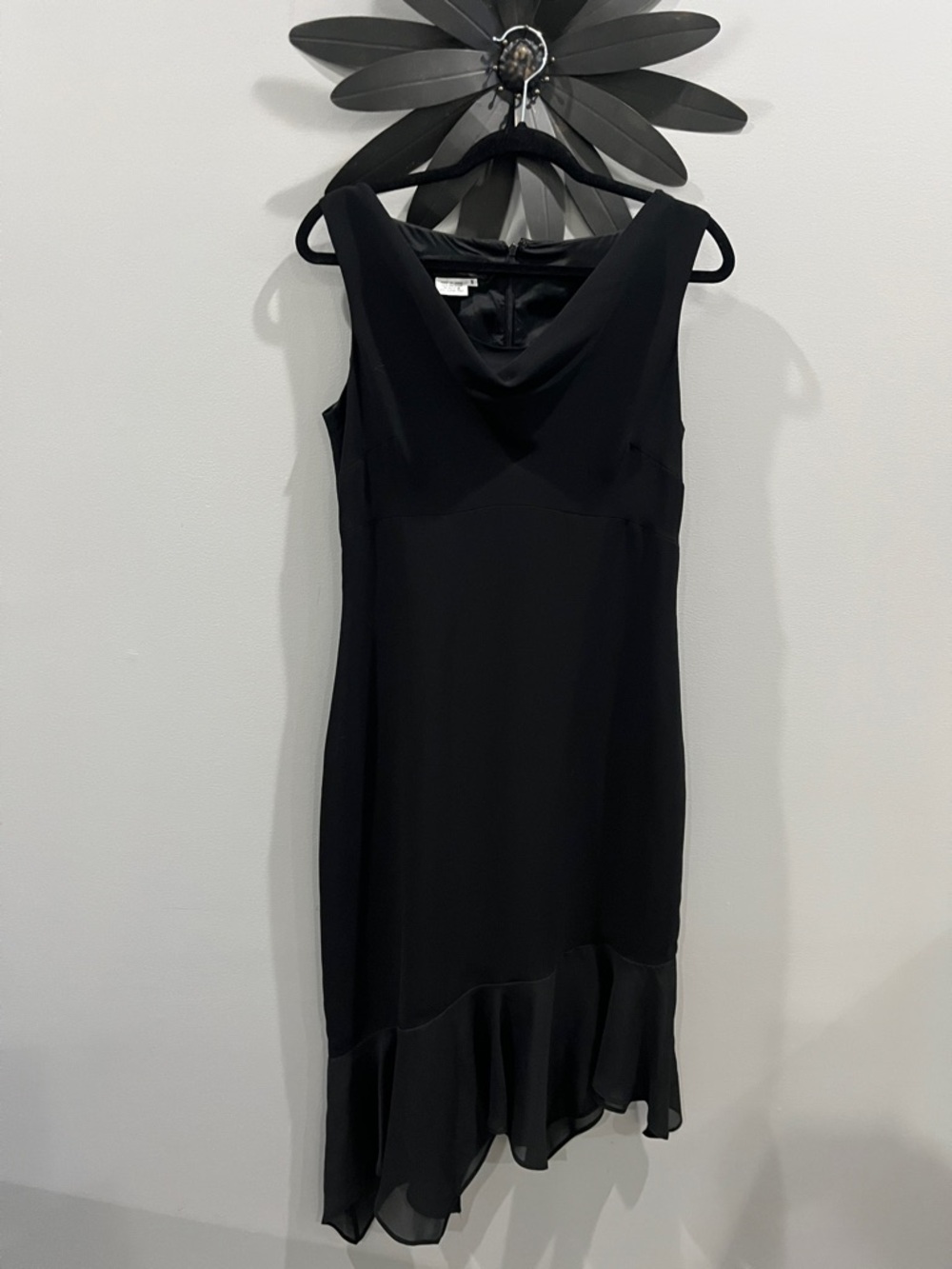Donna Morgan Black High Low Dress Size 8